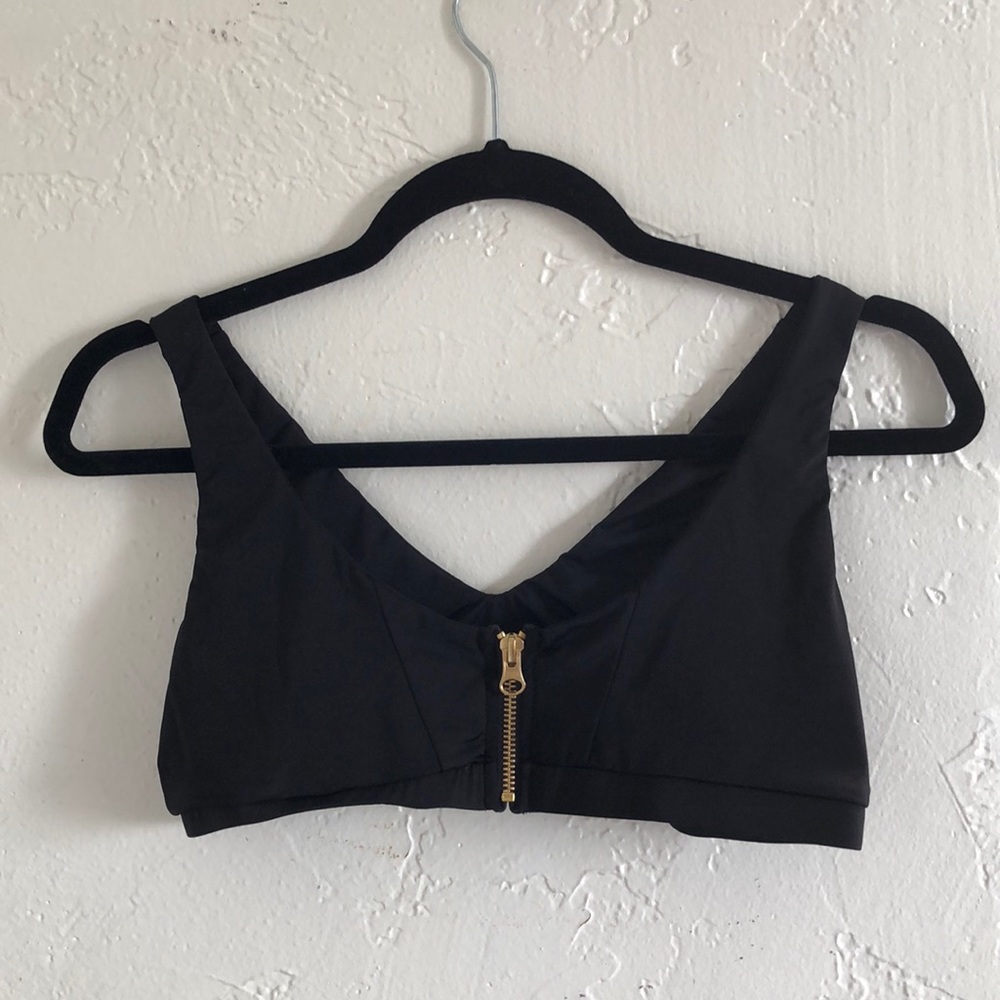 Black swim top